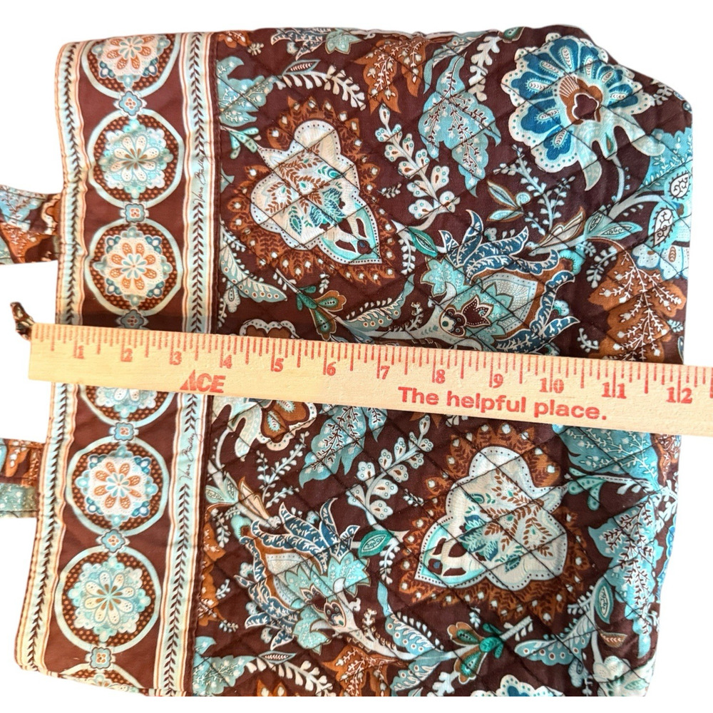 Vera‎ Bradley Retired Java Blue Small Tote/Shoulder Bag Preppy Classic - Picture 6 of 11